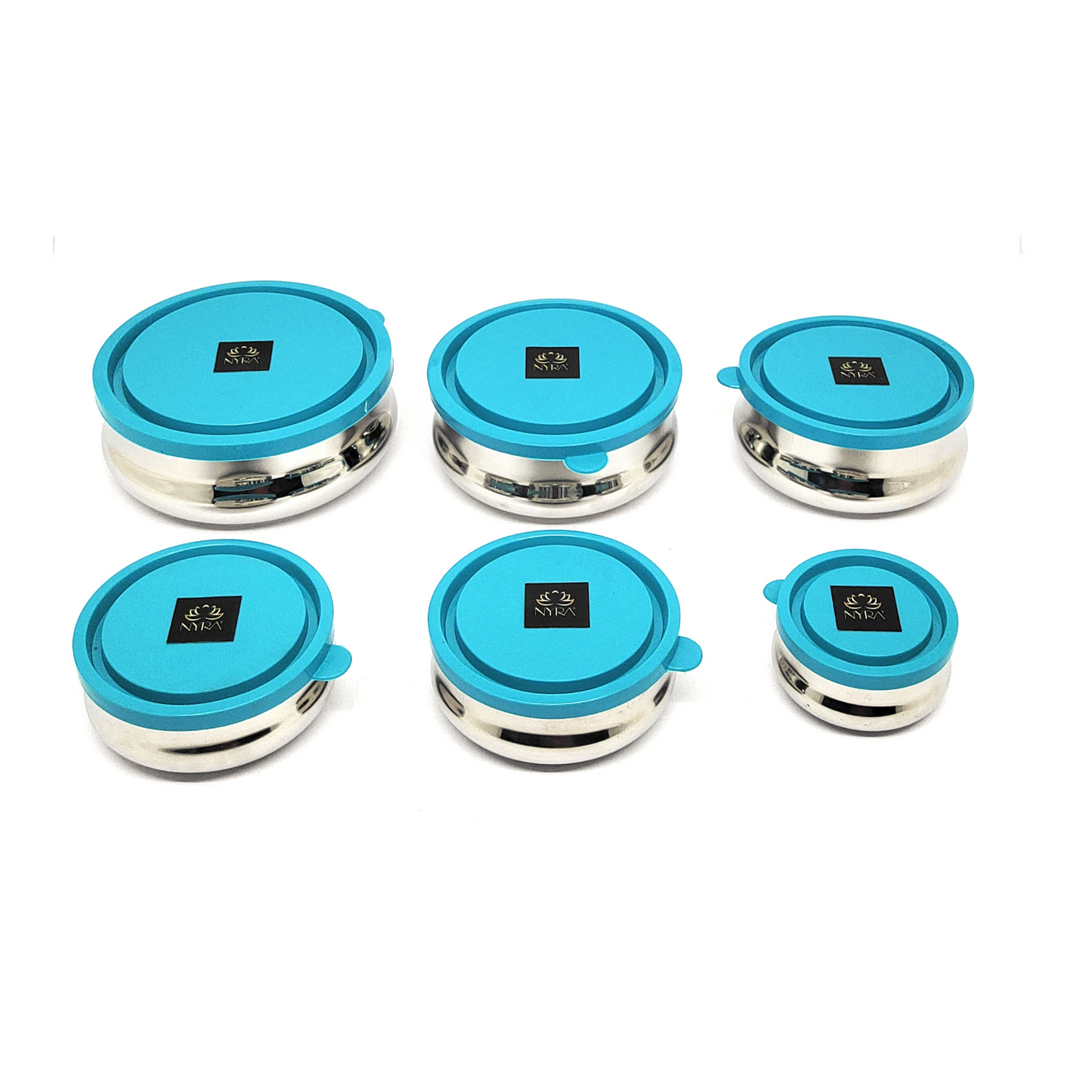 Air-tight Stainless Steel Container Set- Premium Design| Leak-Proof Dibbi