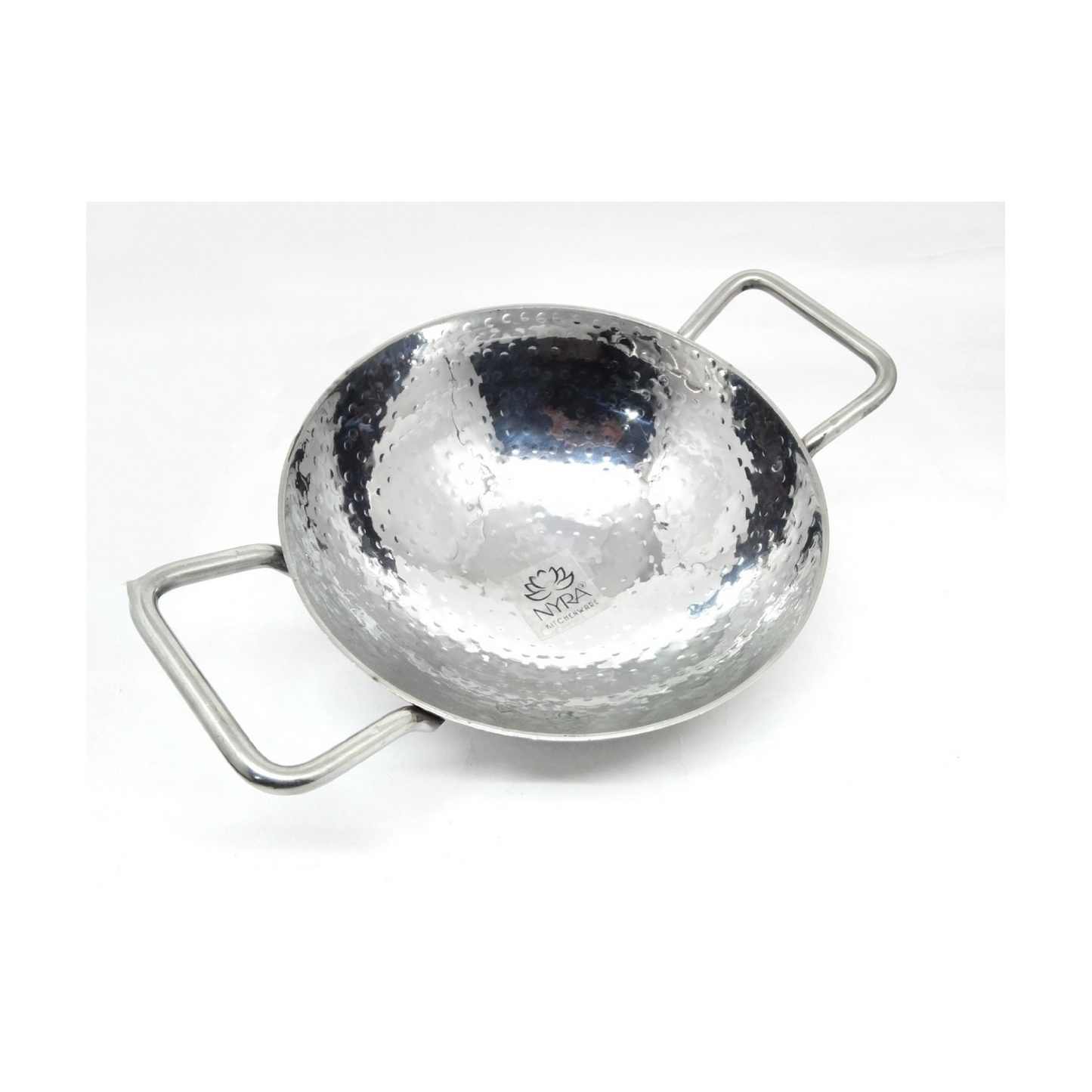 Stainless Steel Hammered Finish Kadhai