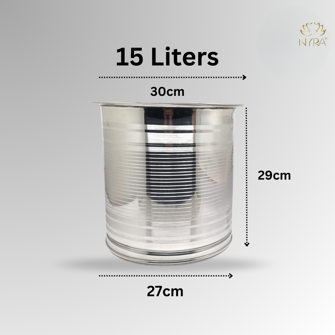 Stainless Steel Atta Storage Container/Box/Drum/Pawali with Airtight Lid