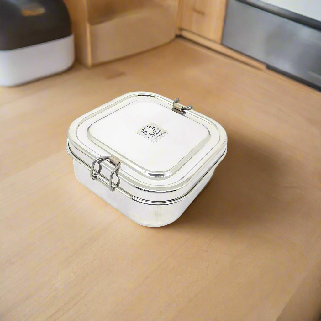 Stainless steel Double Decker tiffin box