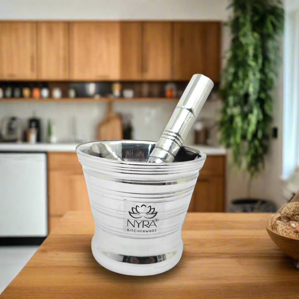 Stainless Steel Mortar & Pestle Set