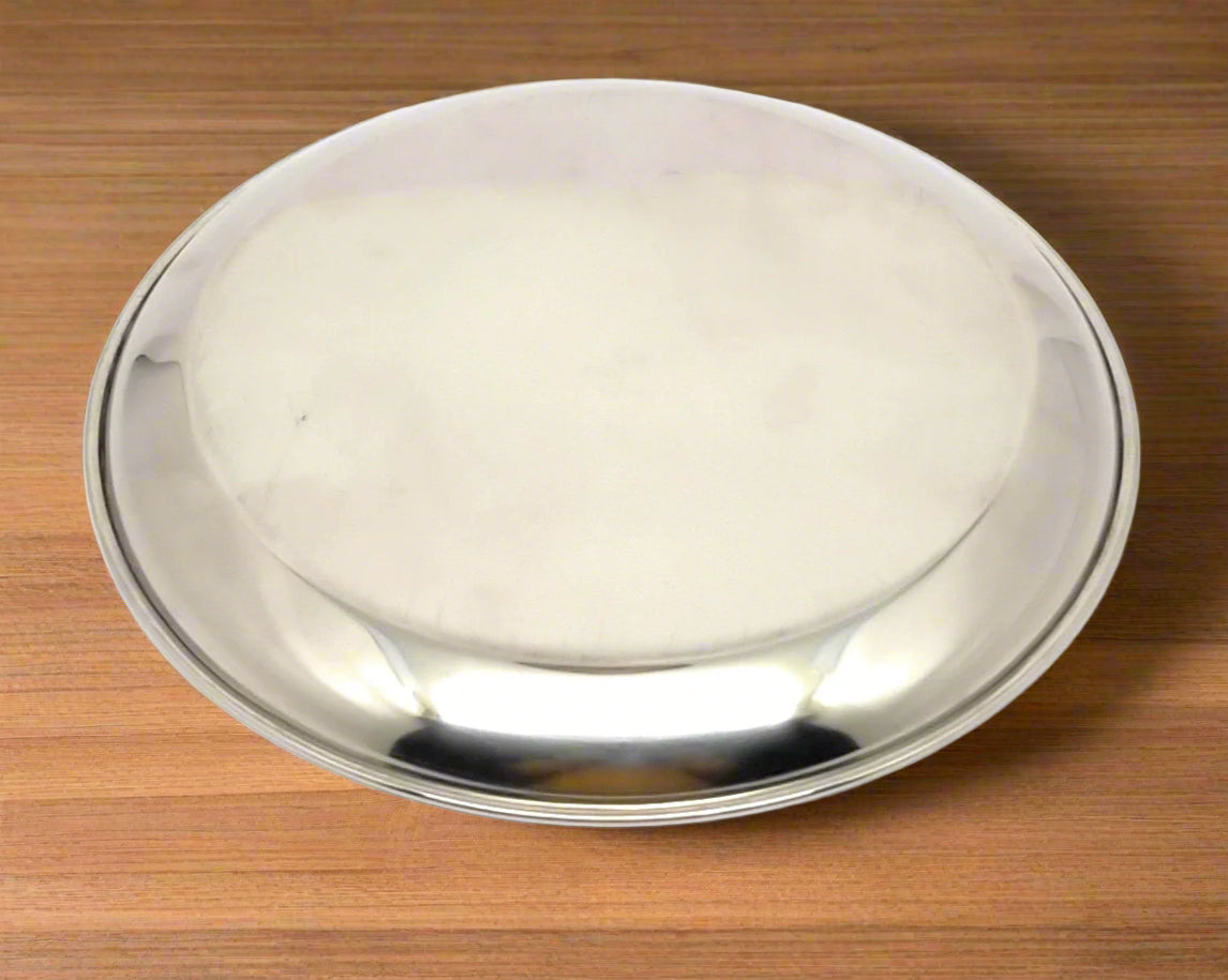 Stainless Steel Plates Set - Heavy Gauge Quarter Plates