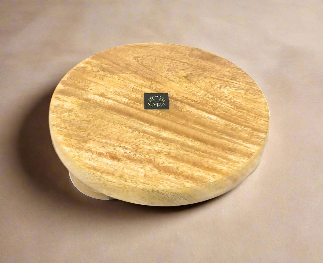 Wooden Belan and Chakla Set for Kitchen | Rolling Pin and Board for Roti, Paratha, Chapati Making