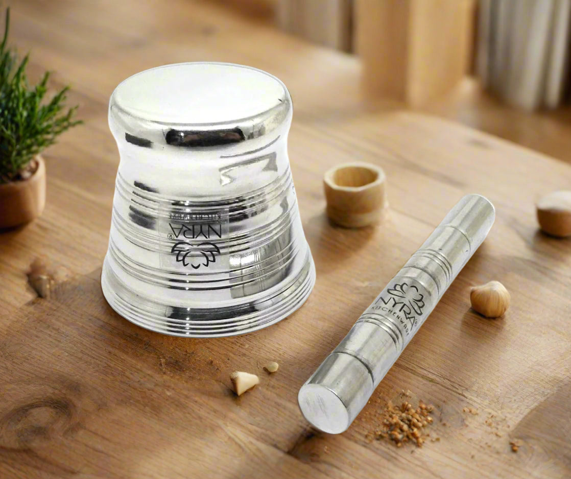 Stainless Steel Mortar & Pestle Set