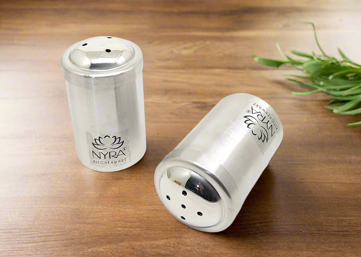 Stainless Steel Salt Pepper Sprinkler with Napkin Holder