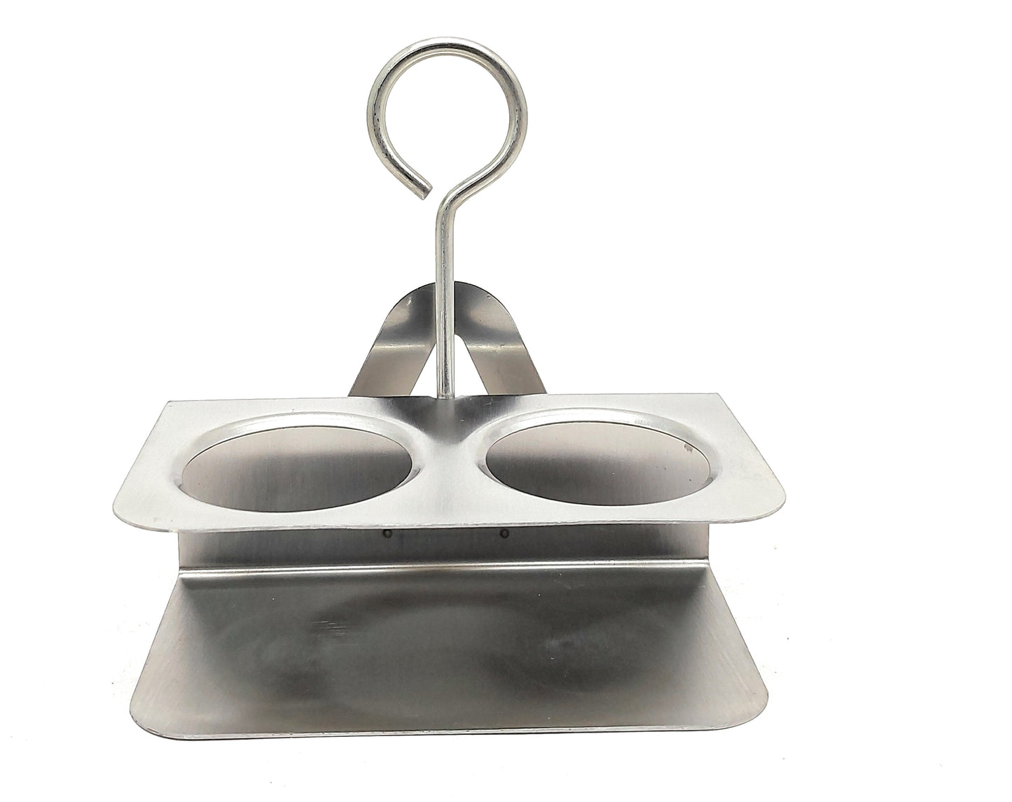 Stainless Steel Salt Pepper Sprinkler with Napkin Holder