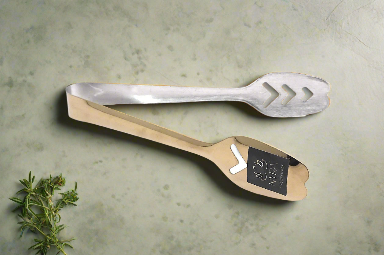 Stainless Steel Serving Tongs/Chimta - Multi-Purpose Kitchen Tool Set