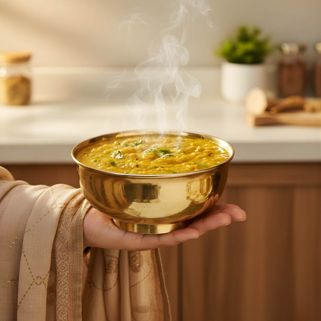 Handcrafted Brass Bowl/Katora - Traditional Indian Dining Serveware