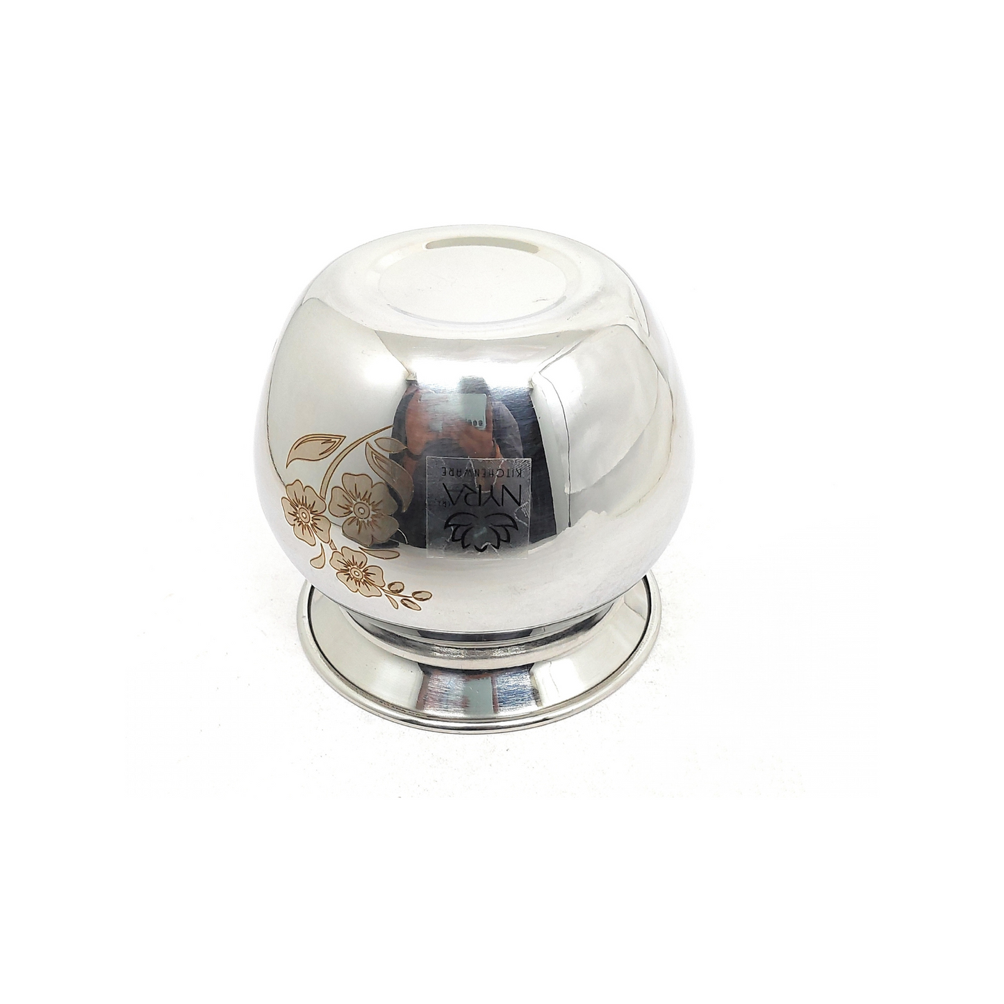Stainless Steel Laser Printed Lota | Steel Multipurpose Kalash