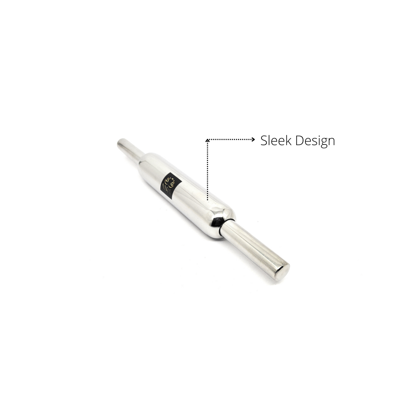 Stainless Steel Chapati Roller Pin - Durable Belan for Perfectly Rolled Chapatis