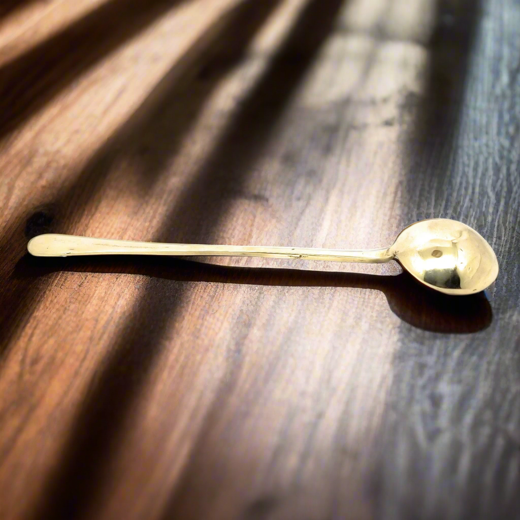Pure Brass/Peetal Serving Spoon | Peetal Golchi /Ladle