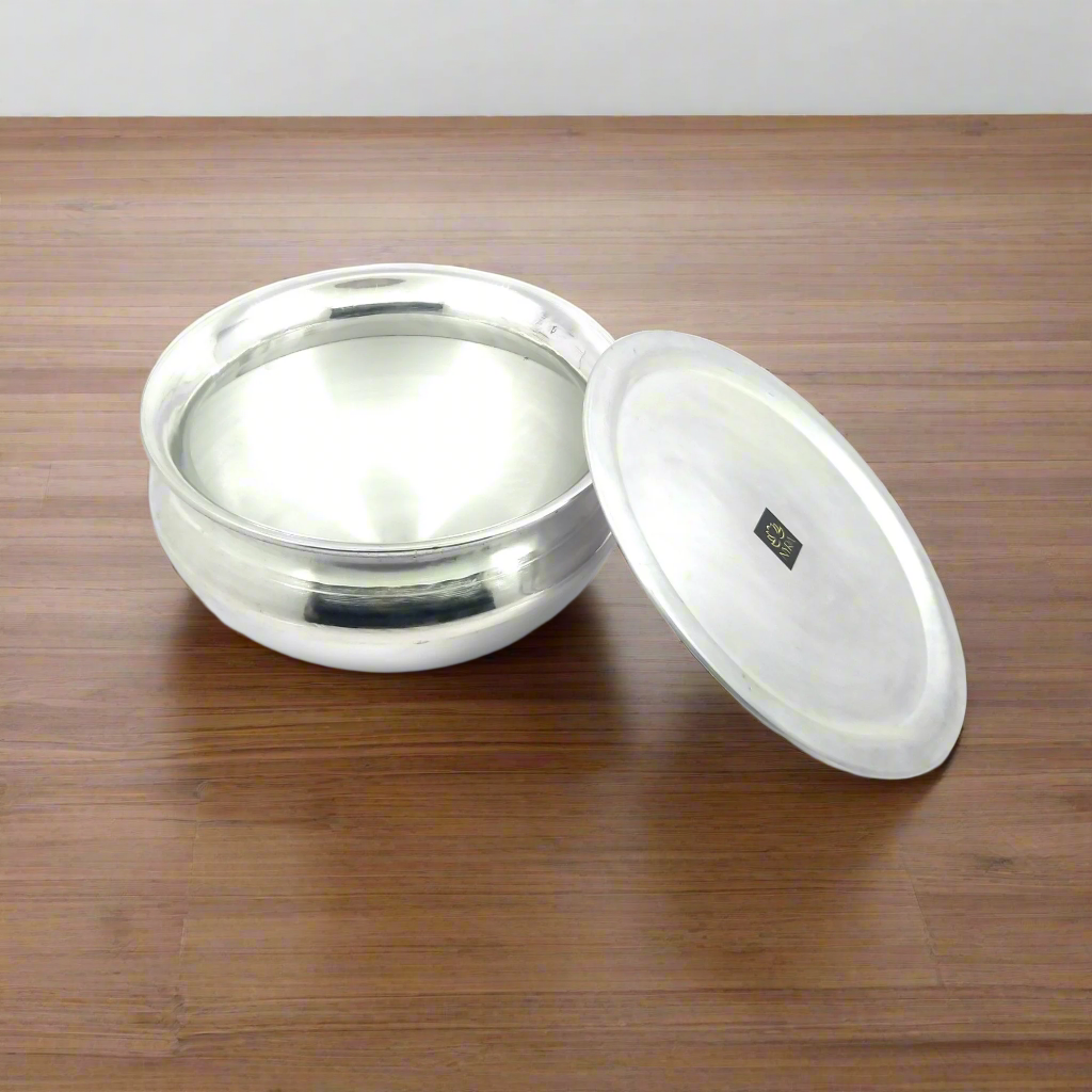 Aluminium handi with lid