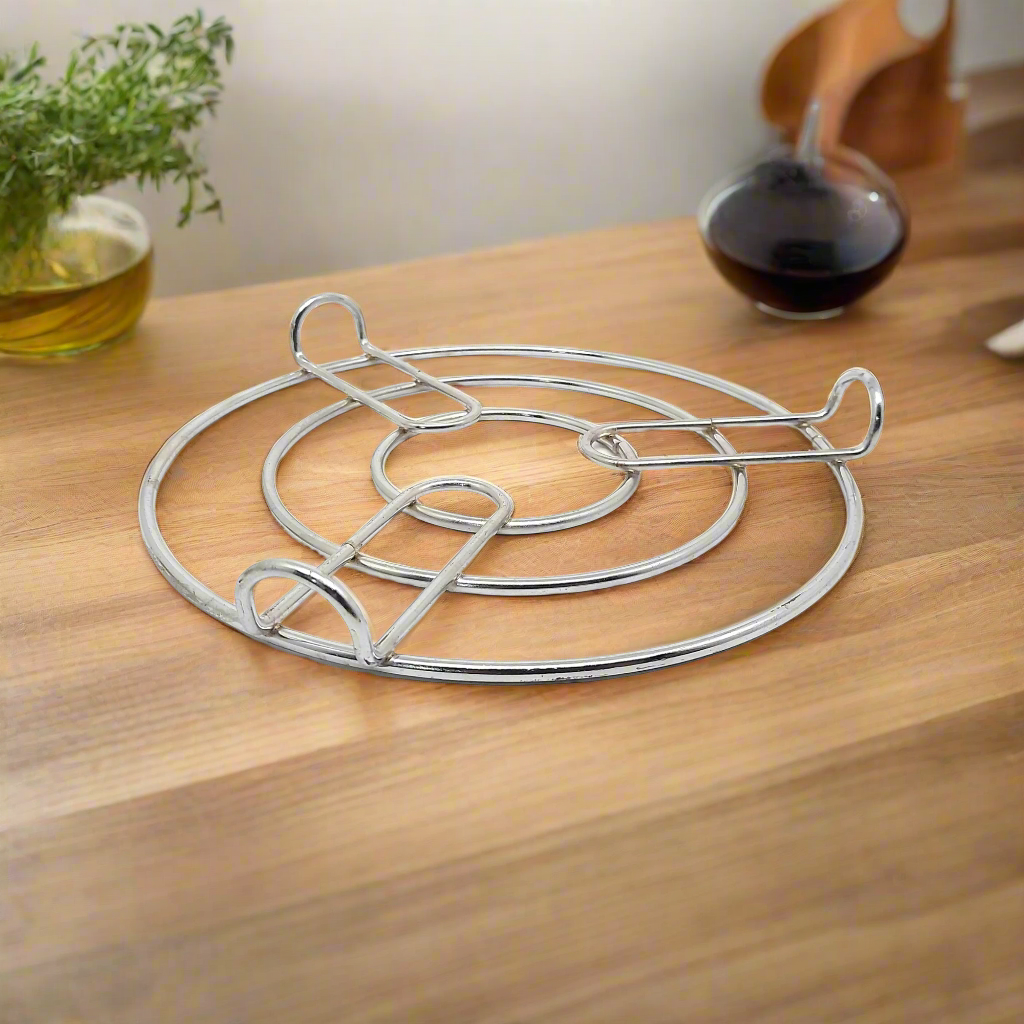 Stainless Steel Table Ring/Trivets - Versatile Vessel Holder & Cooker Steamer Stand