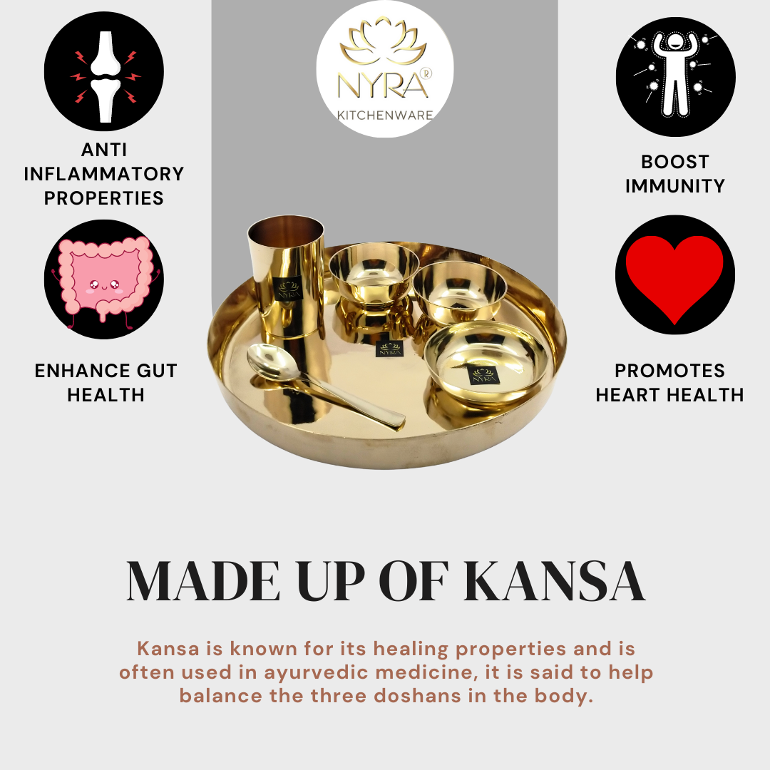 Benefits of Kansa thali set