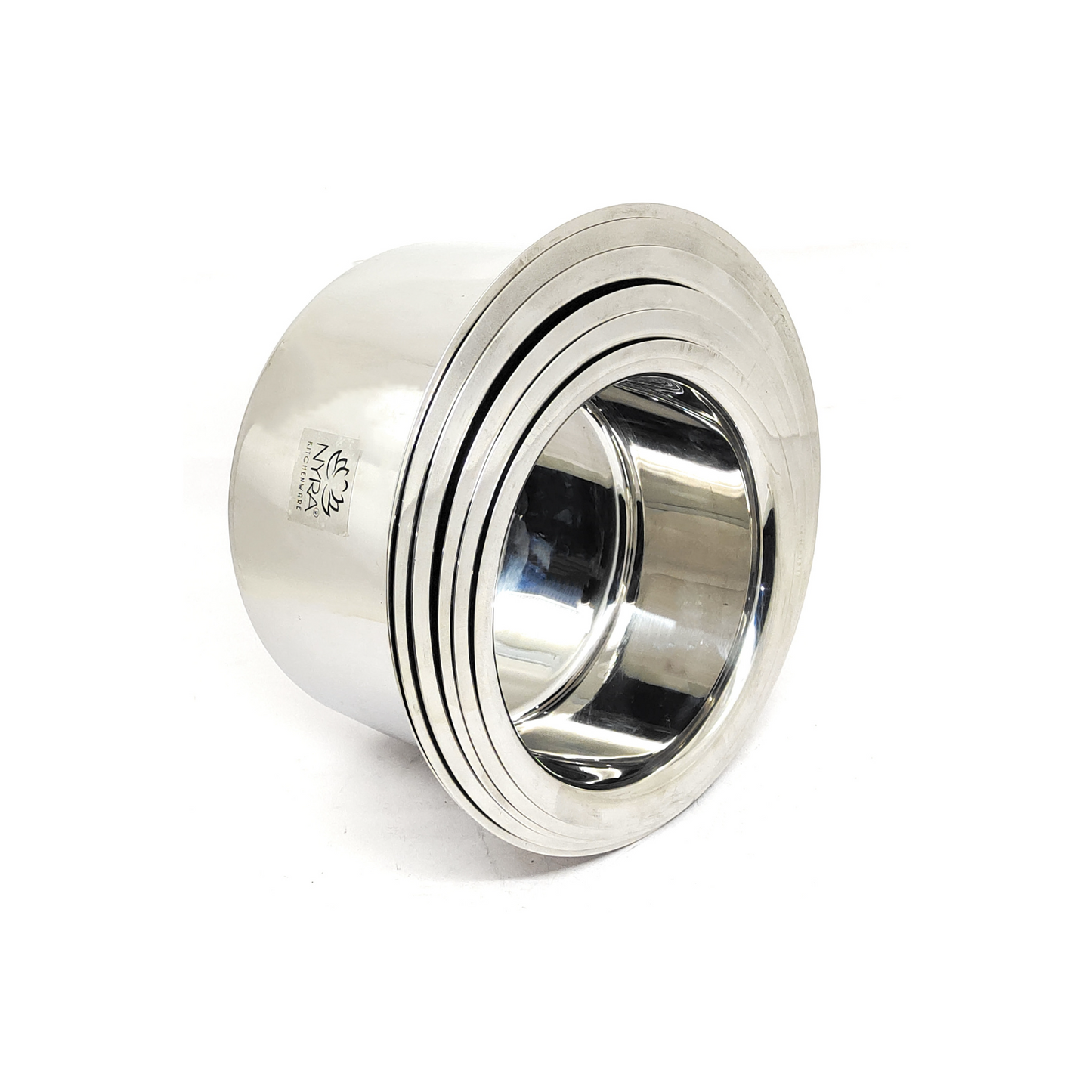 Stainless Steel Tope/Bhagona with Steel Lid