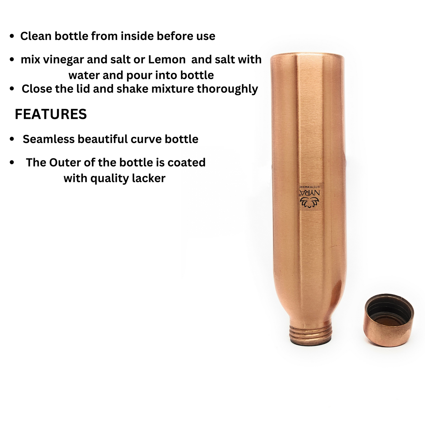 Features of copper bottle