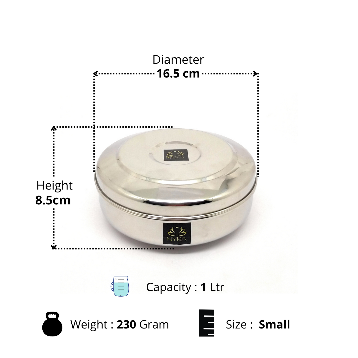 Stainless Steel Chapati Box | Multipurpose Kitchen Storage Containers