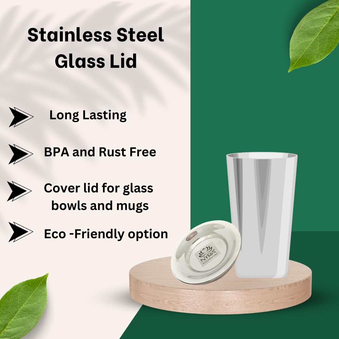 Stainless Steel Cover Plate Set for Glass