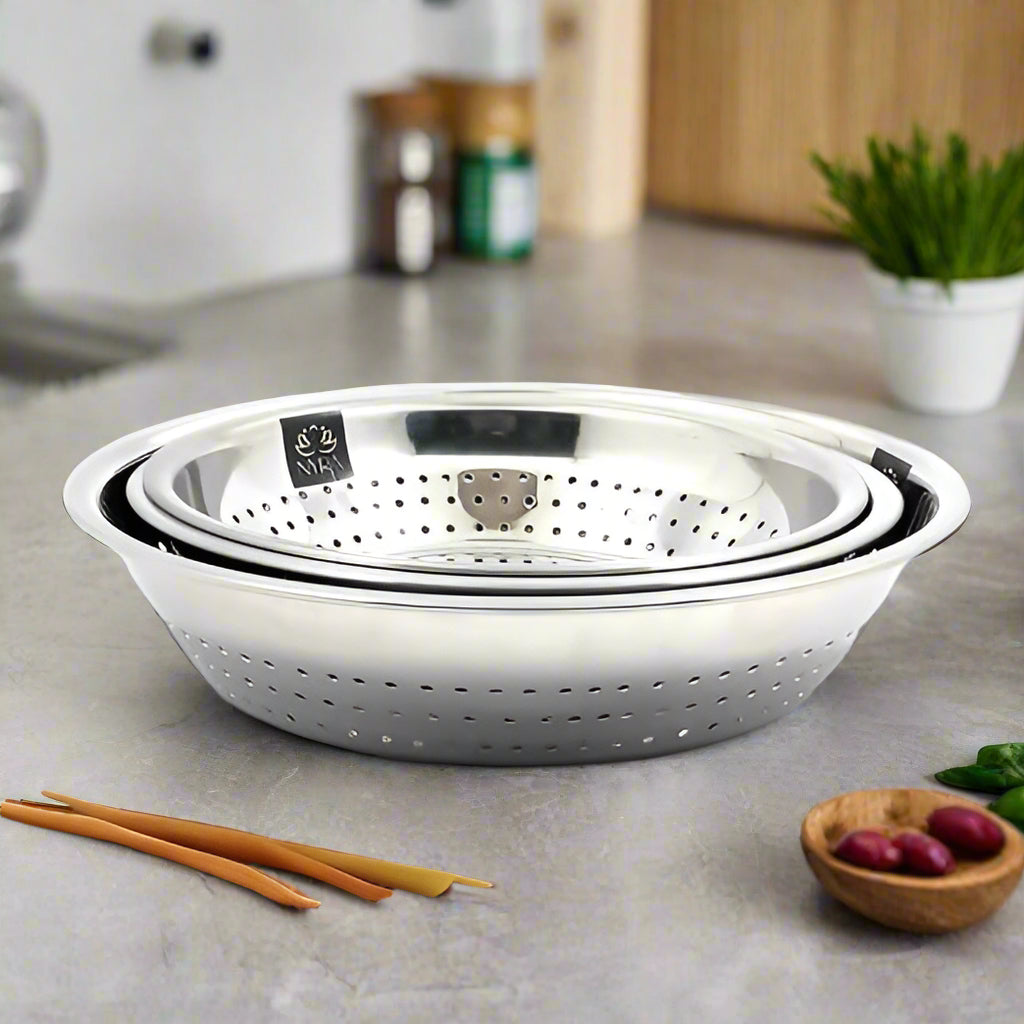 Stainless Steel Strainer/Rice/Chawal Chalni