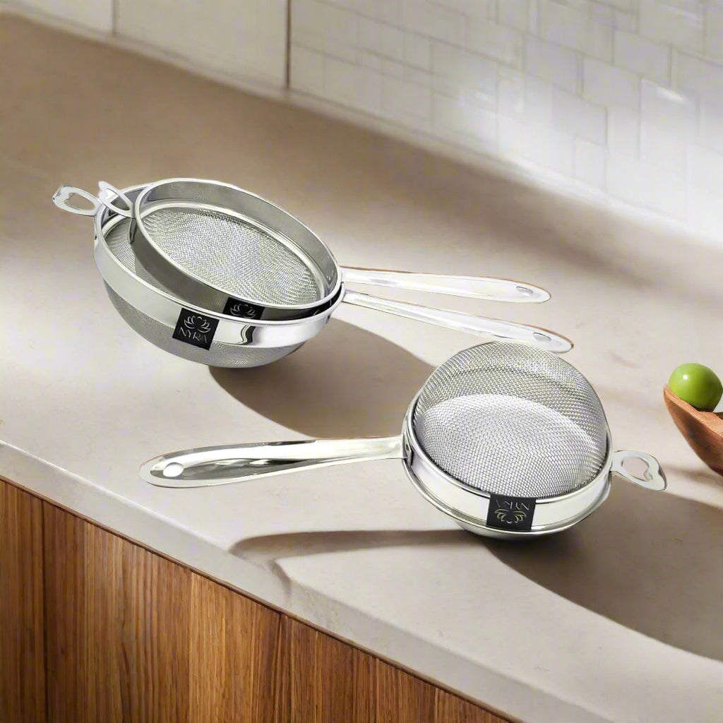 Stainless Steel Liquid Filter/Strainer - Fine Mesh Kitchen Tool
