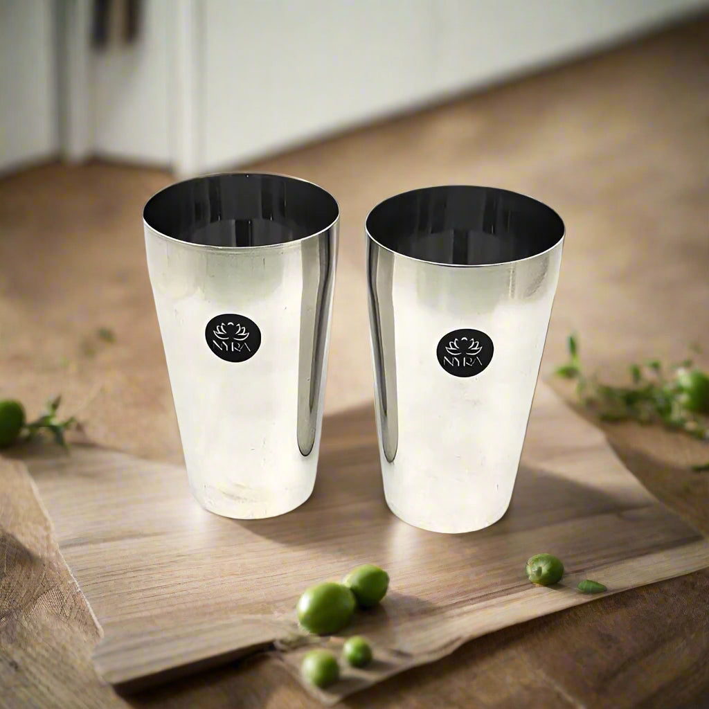 Stainless steel glass  Tumbler  Steel glasses  Stainless steel glass  Stainless Steel Drinkware  Nyra  lassi glass  Juice glass