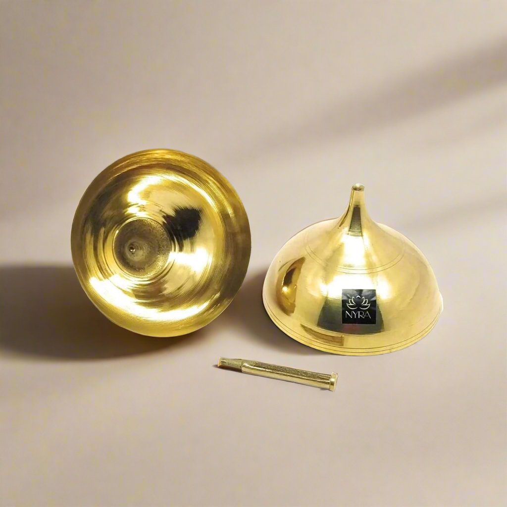 Pure Brass/Peetal Akhand Jyoti Diya