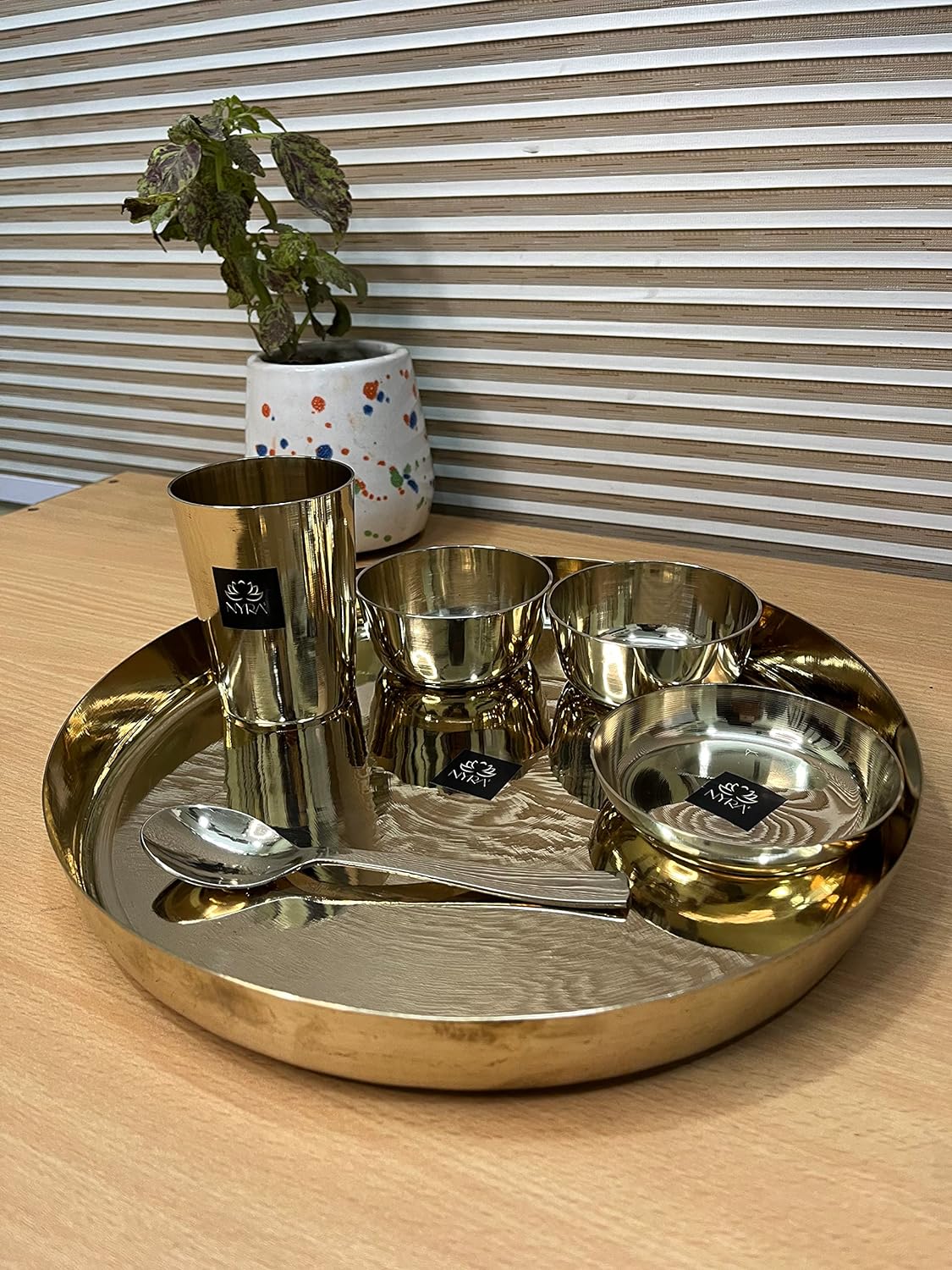 Complete Kansa thali set