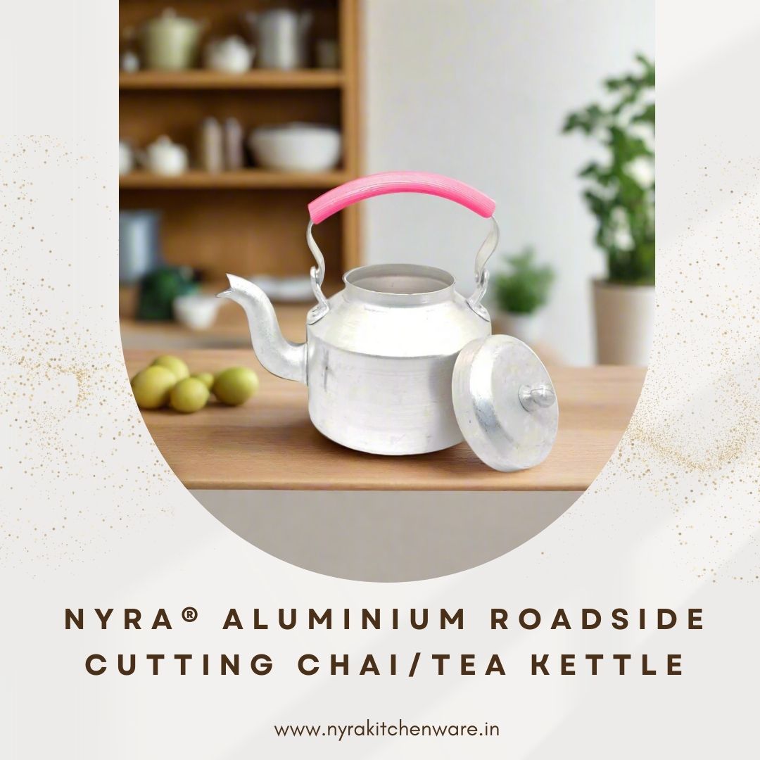 Classic Aluminium Chai Kettle: Lightweight & Durable for Tea, Coffee & Milk