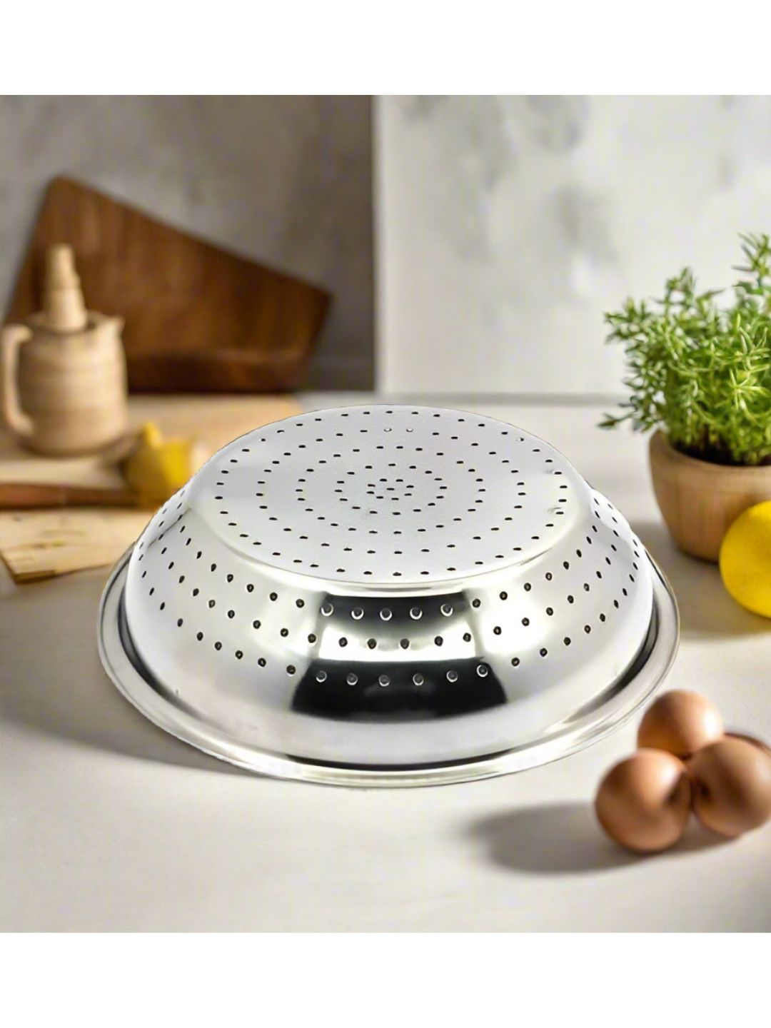 Stainless Steel Strainer/Rice/Chawal Chalni