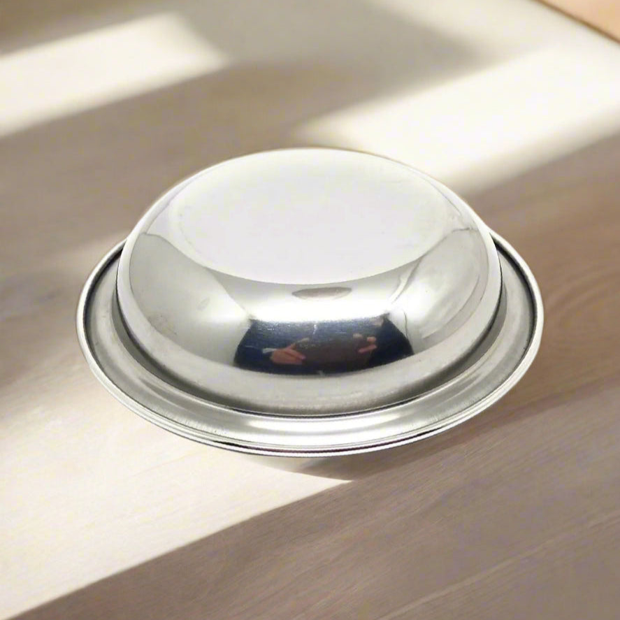 Stainless Steel Dahivada Serving Bowl | Deep Round Bowls for Serving and Dining - Available in 3 Sizes | Set of 6 pcs