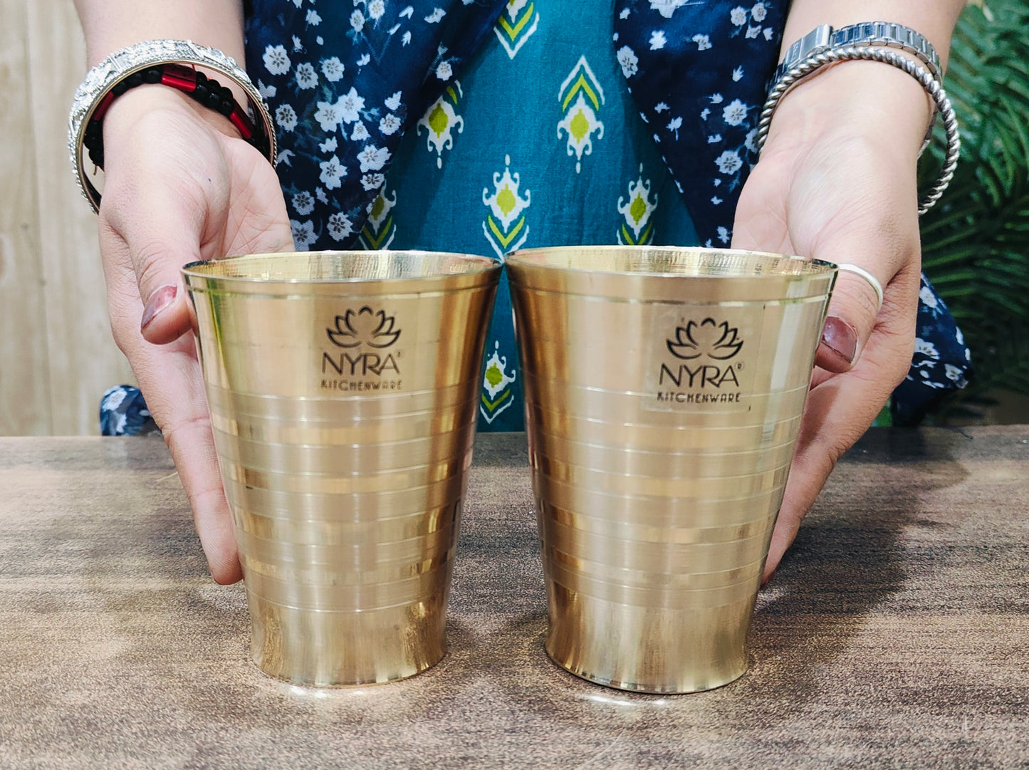 Pure Brass/Peetal Drinking Glass – Handcrafted Tumbler | Traditional Design & Health Benefits