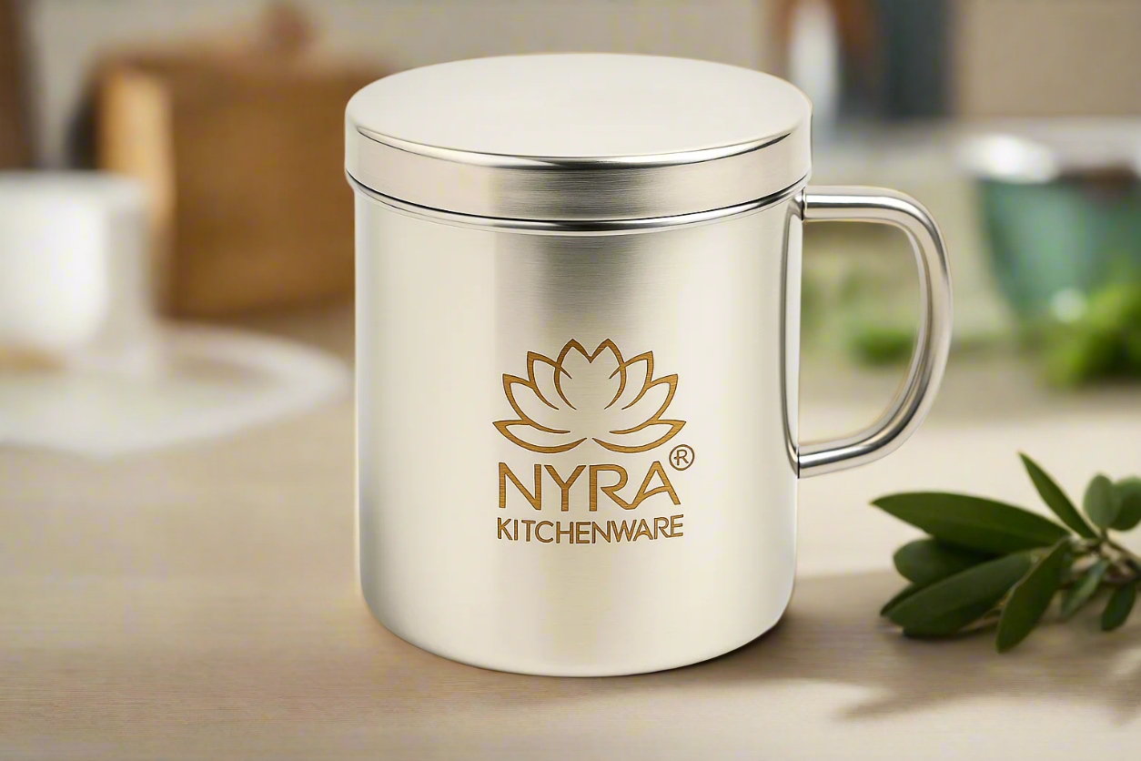 Stainless Steel Double Walled Insulated Cup with Lid