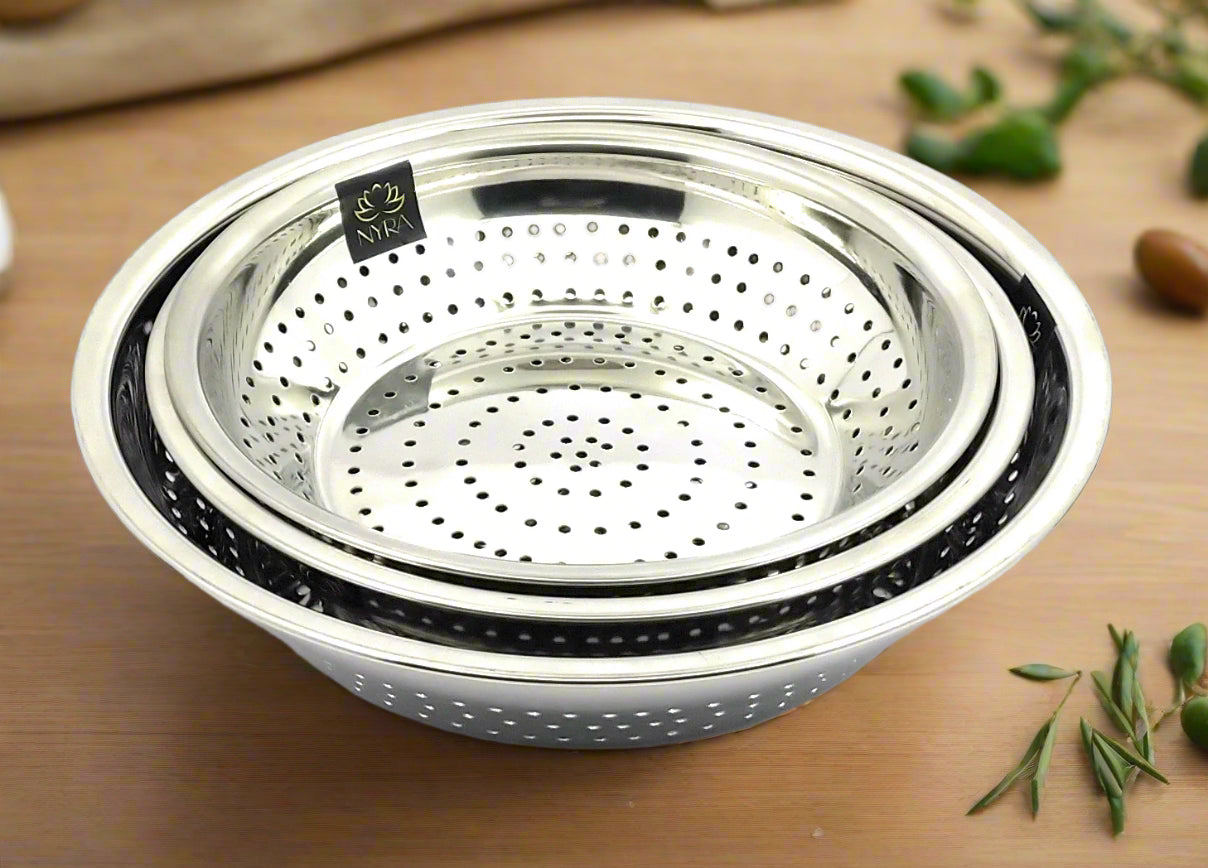 Stainless Steel Strainer/Rice/Chawal Chalni