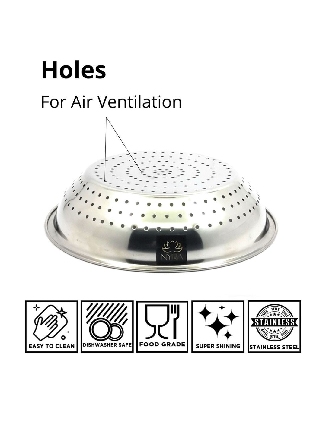 Stainless Steel Strainer/Rice/Chawal Chalni