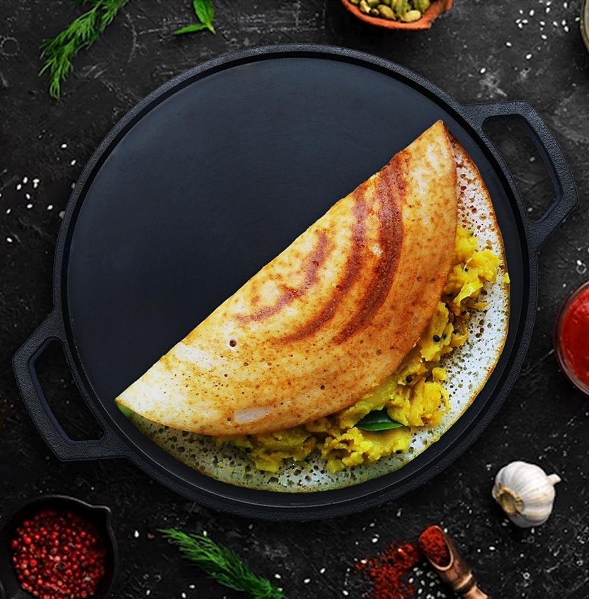 Cast Iron Tawa for Dosa & Chapati