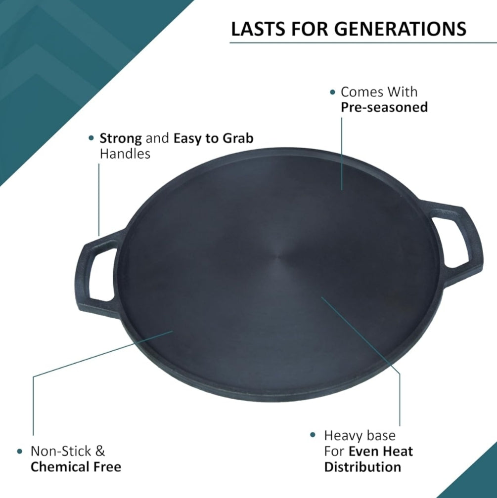 Features of Cast Iron Tawa for Dosa & Chapati