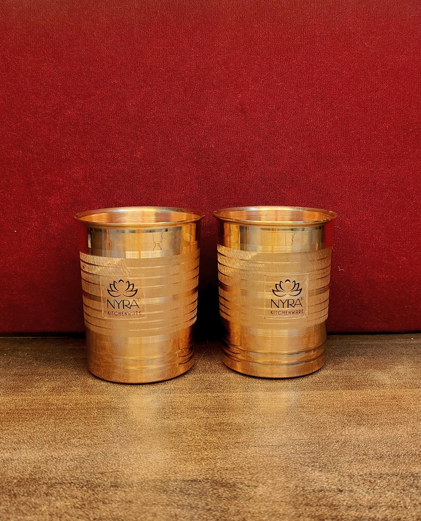 Handmade Copper Glass/Tumbler - Ayurvedic Health Benefits | Traditional Tamba Drinkware for Daily Use