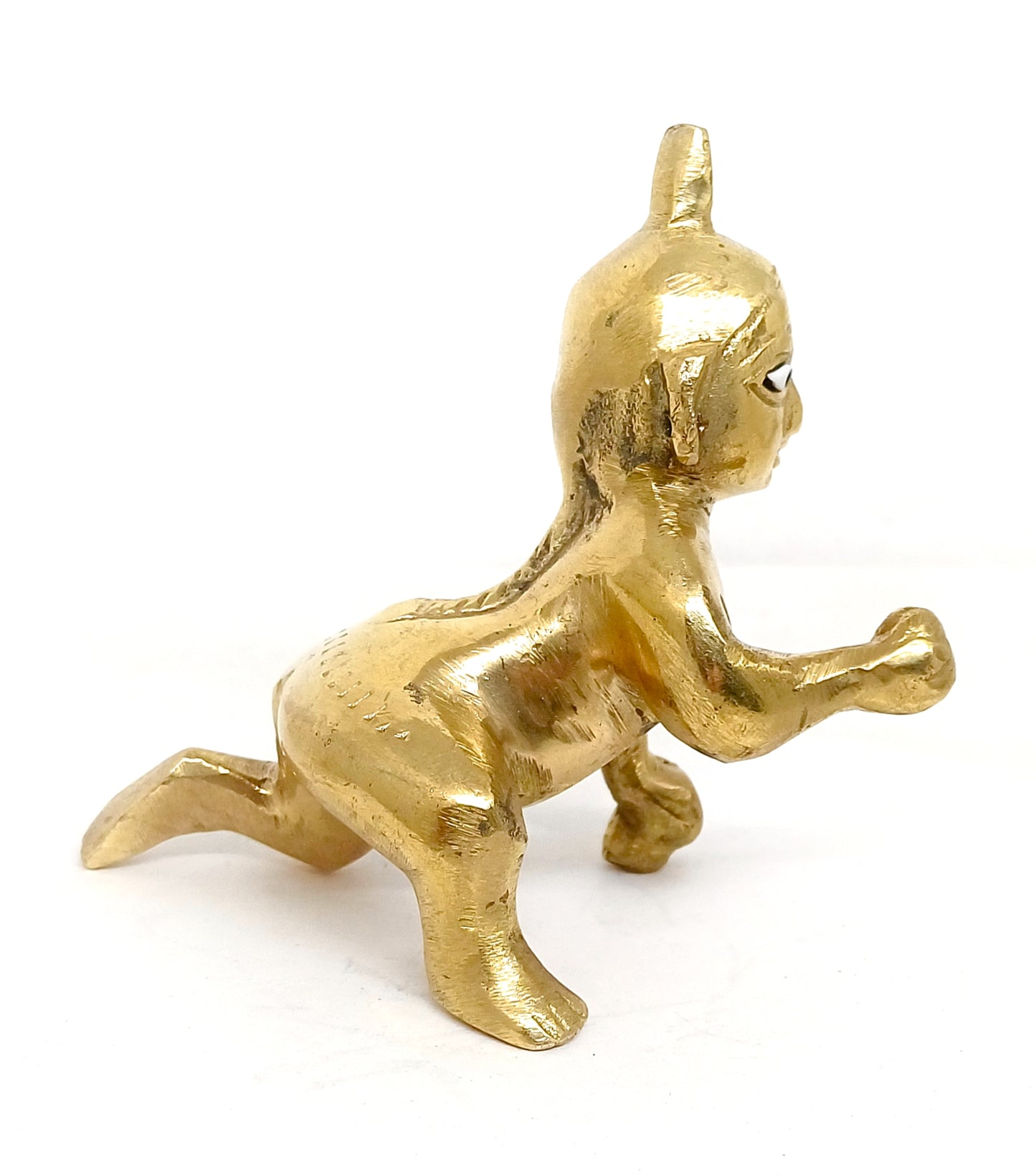 Brass Laddu Gopal Idol | Bal Gopal Krishna Murti for Home Temple & Pooja | Thakur Ji Baby Krishna Statue