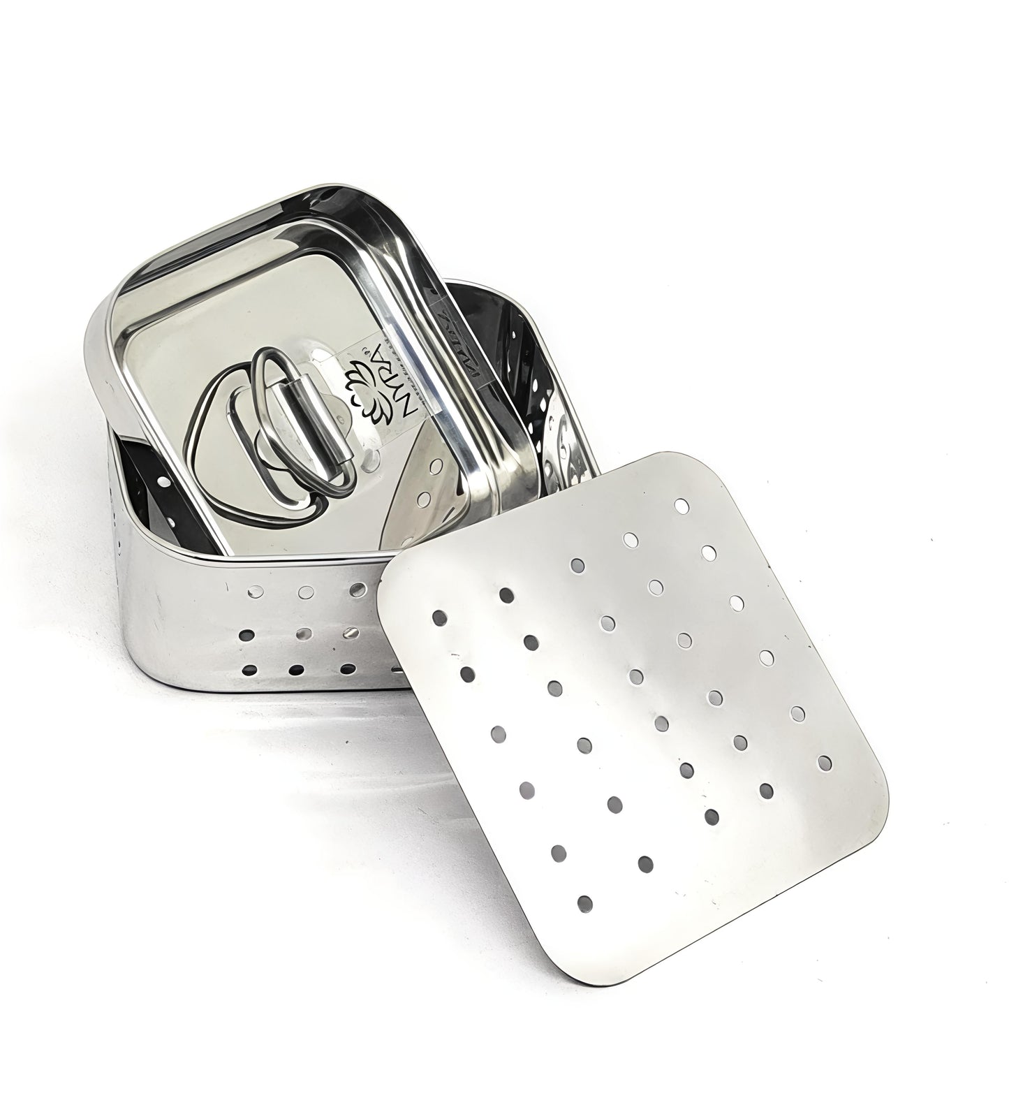 Premium Stainless Steel-square Paneer Maker | Mould & Strainer with Top Press Lid for Homemade Paneer