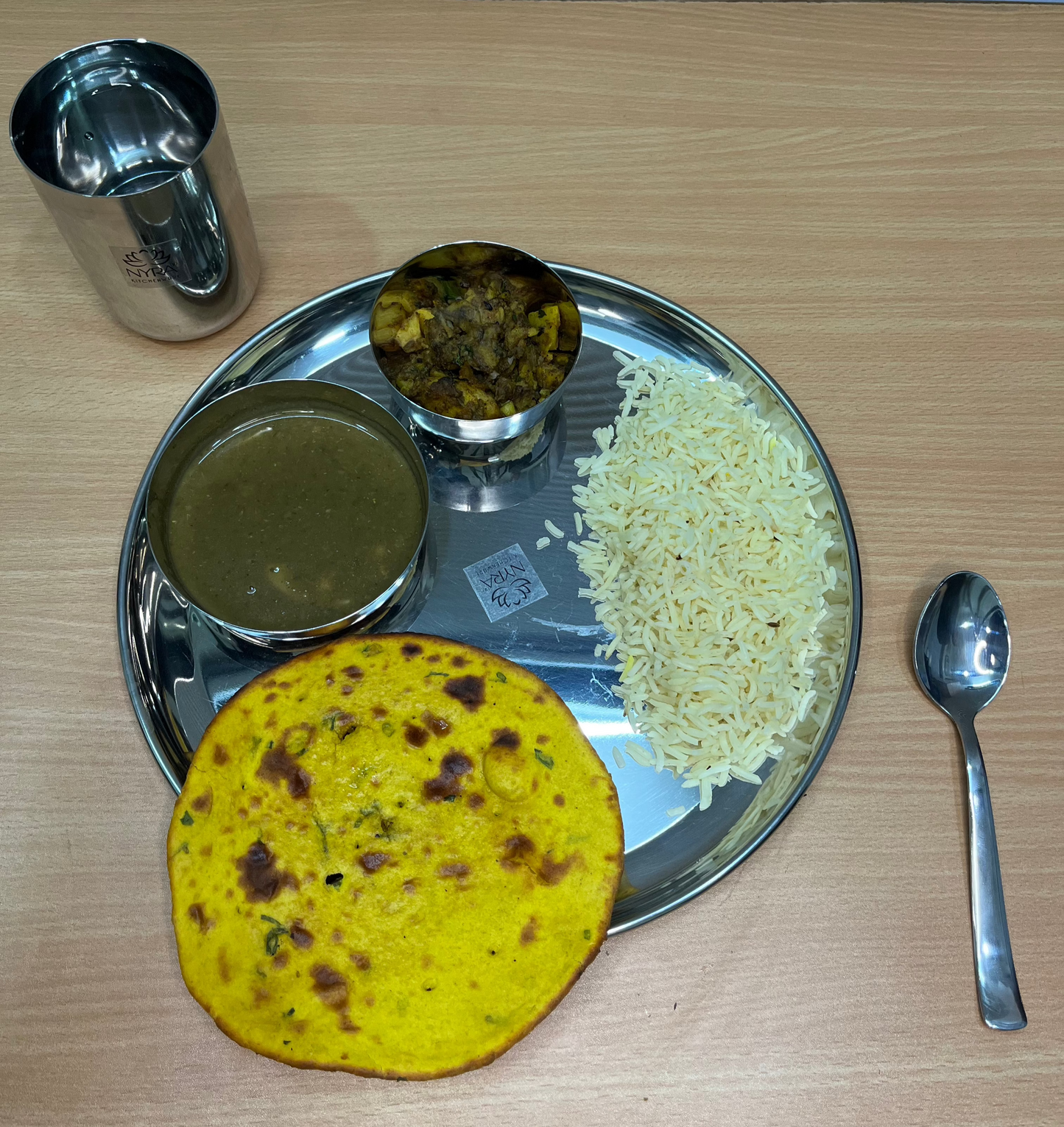 stainless Steel Premium Thali/Dinner Set of 5pcs.