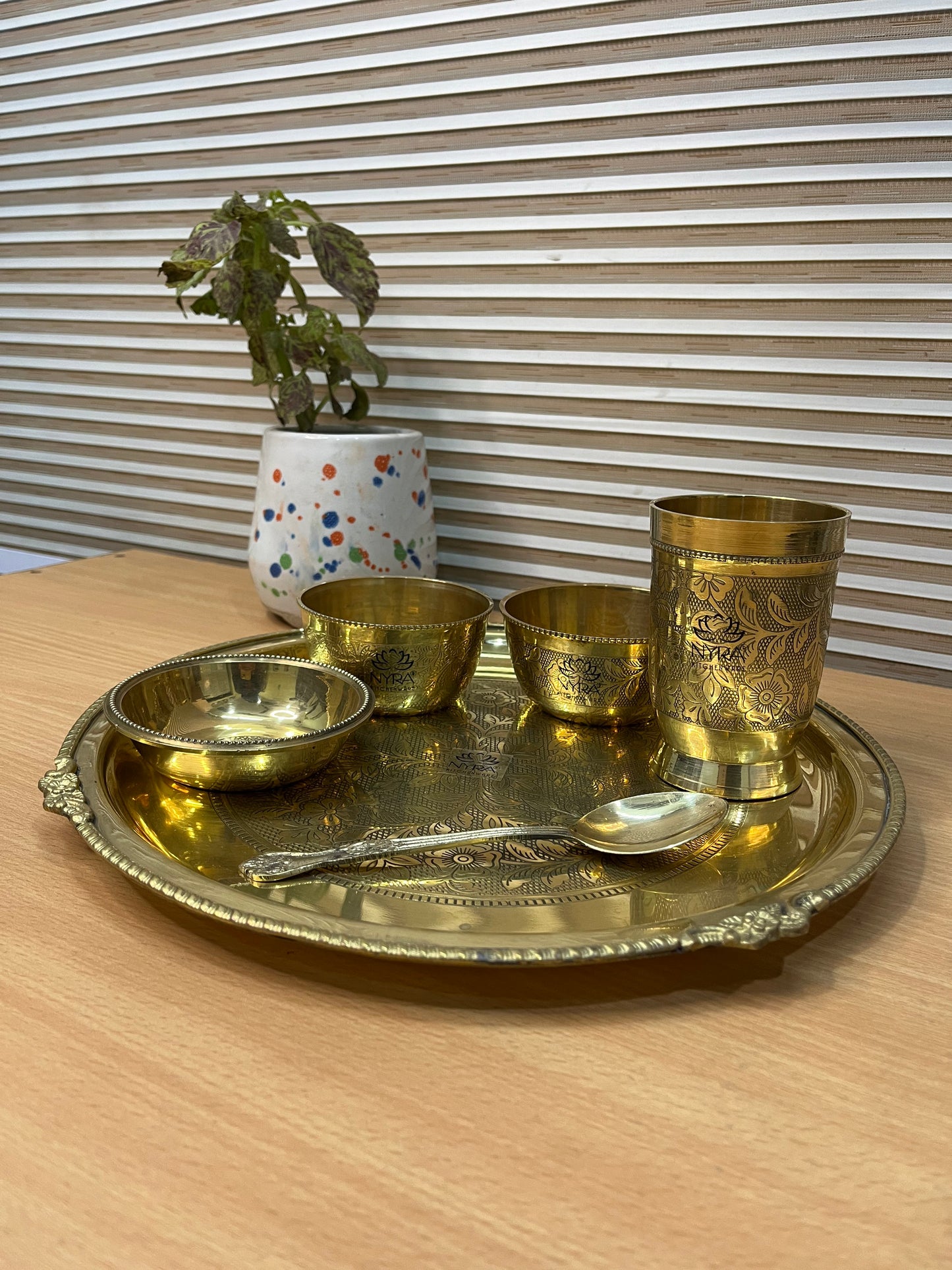 Pital complete dinner thali set