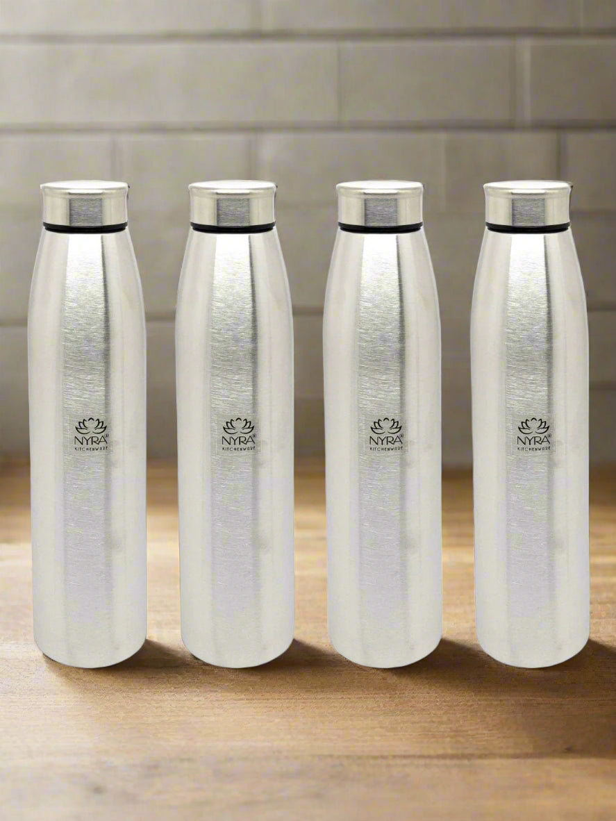 Stainless Steel Single-Walled Water Bottle with a String