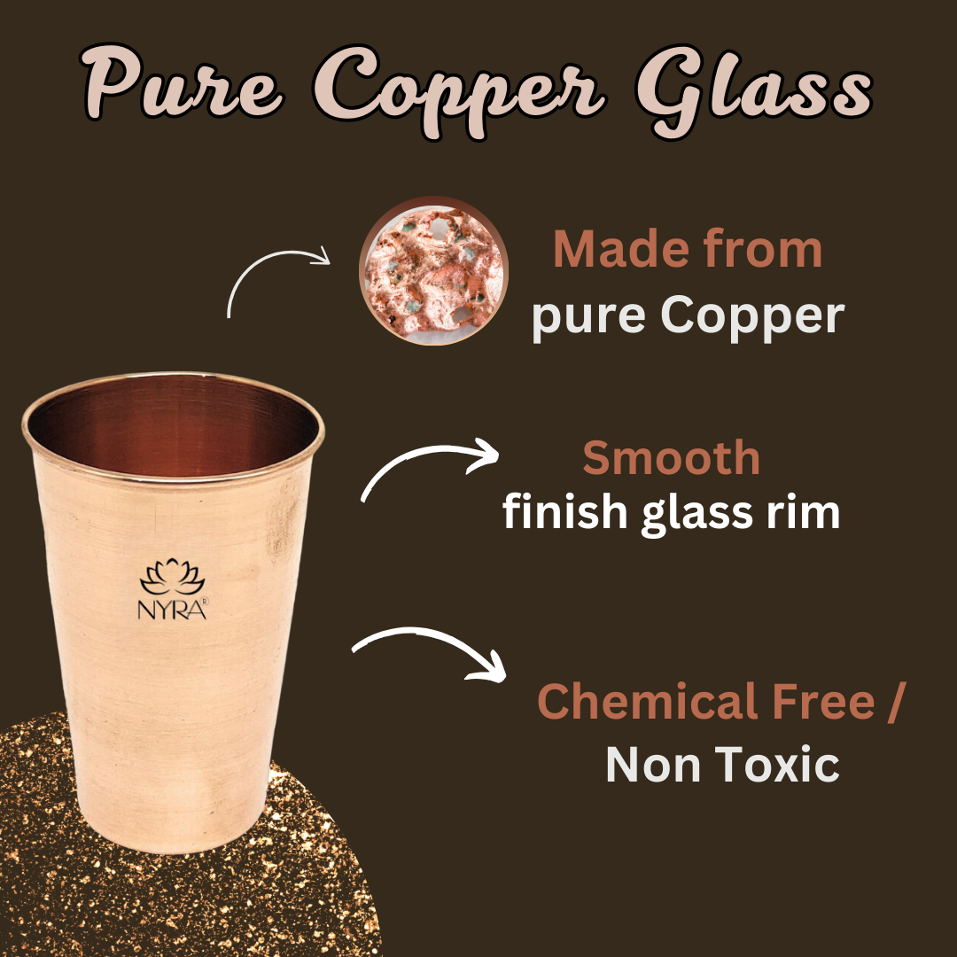 Pure Copper Glass | Ayurvedic Benefits & Traditional Design
