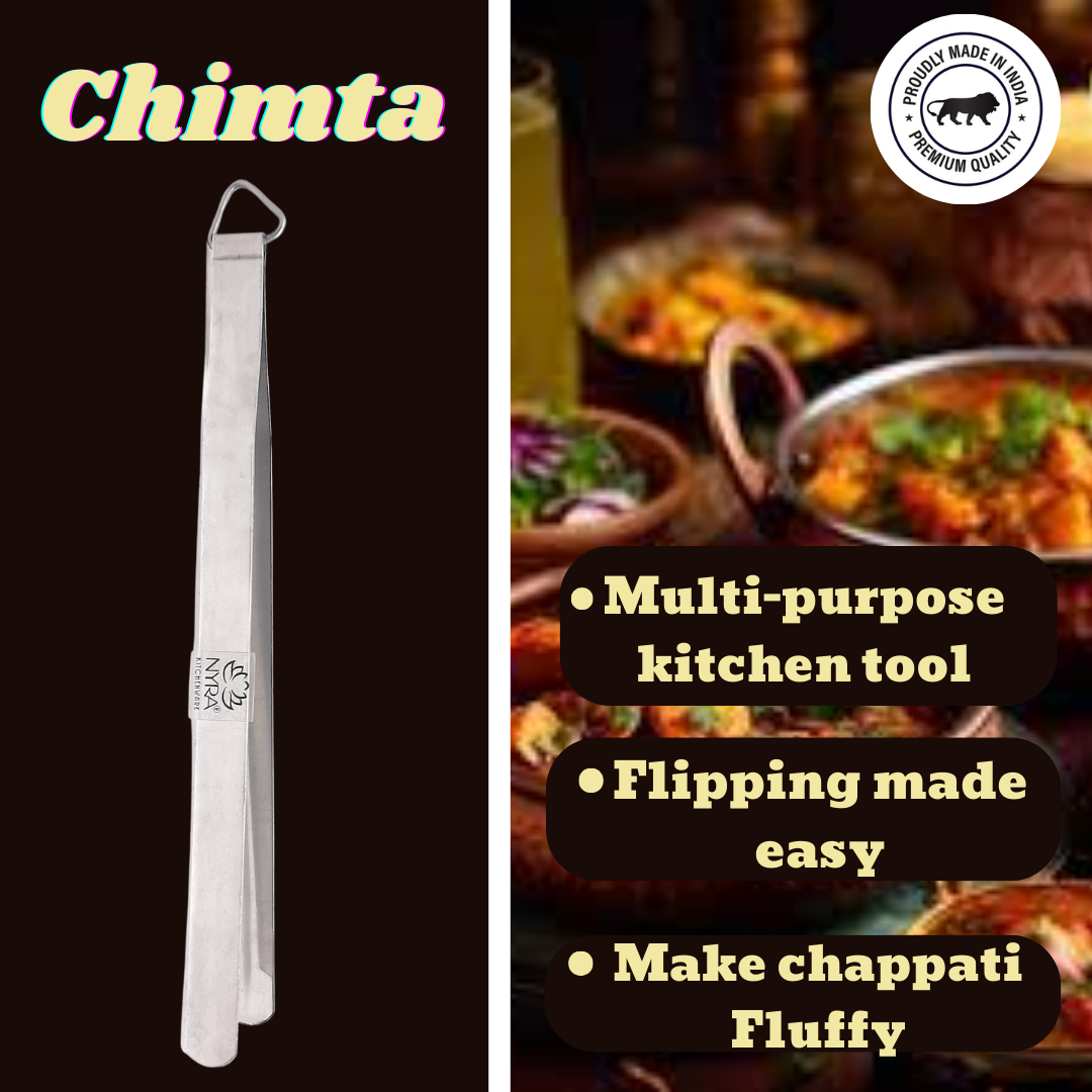 Stainless Steel Roaster & Tong Combo | Multi-Purpose Kitchen Essentials Set