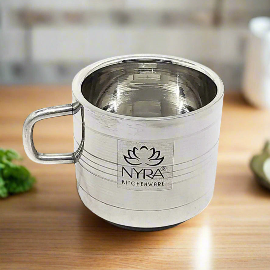 Stainless Steel Double-wall Mini/Piyali Tea Cup Set