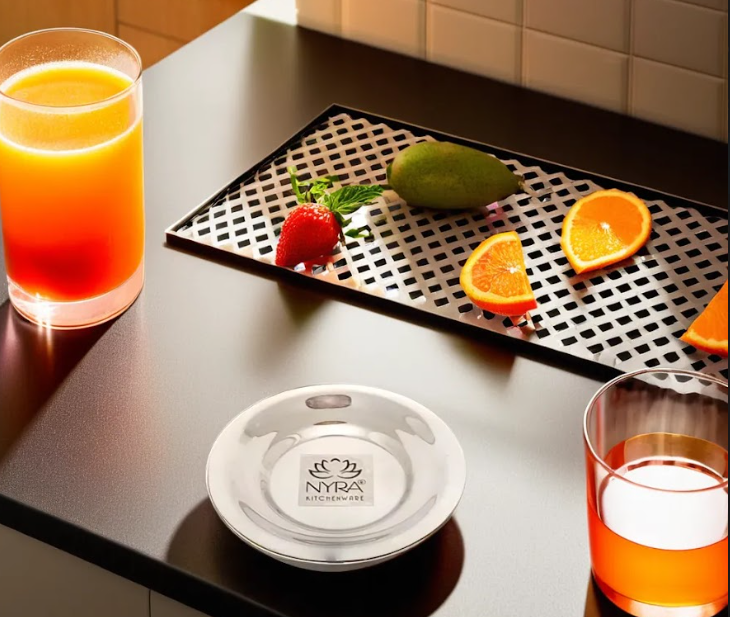 Stainless Steel Cover Plate Set for Glass