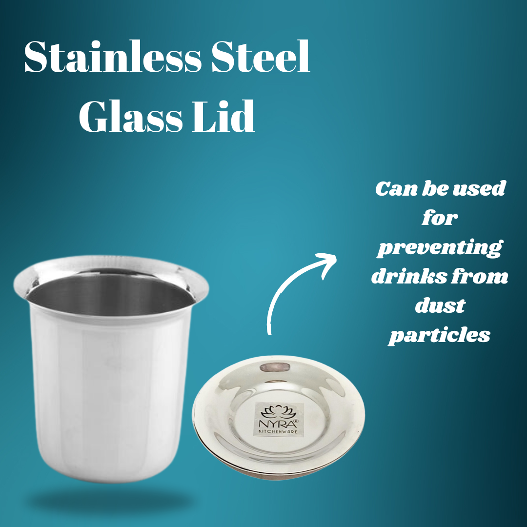 Stainless Steel Cover Plate Set for Glass