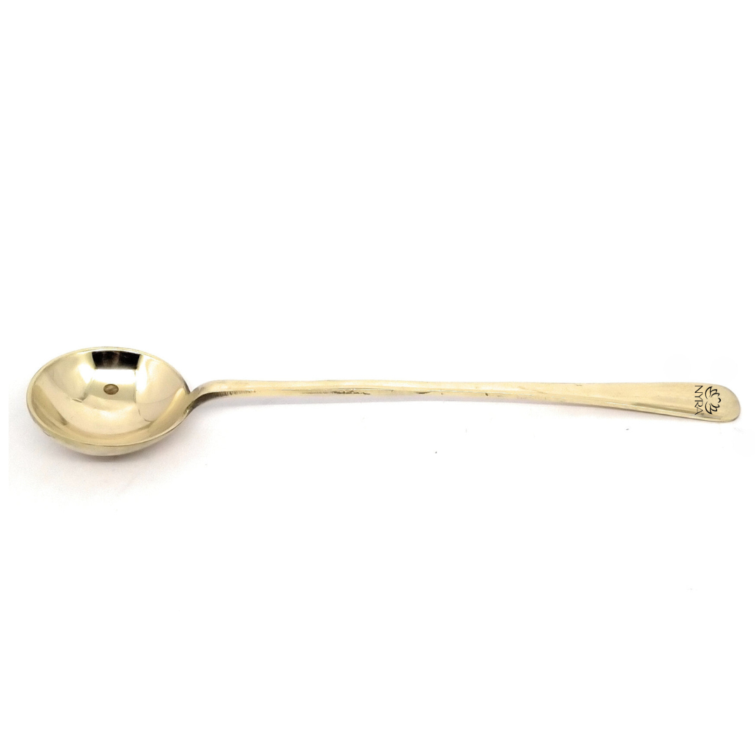 Pure Brass/Peetal Serving Spoon | Peetal Golchi /Ladle