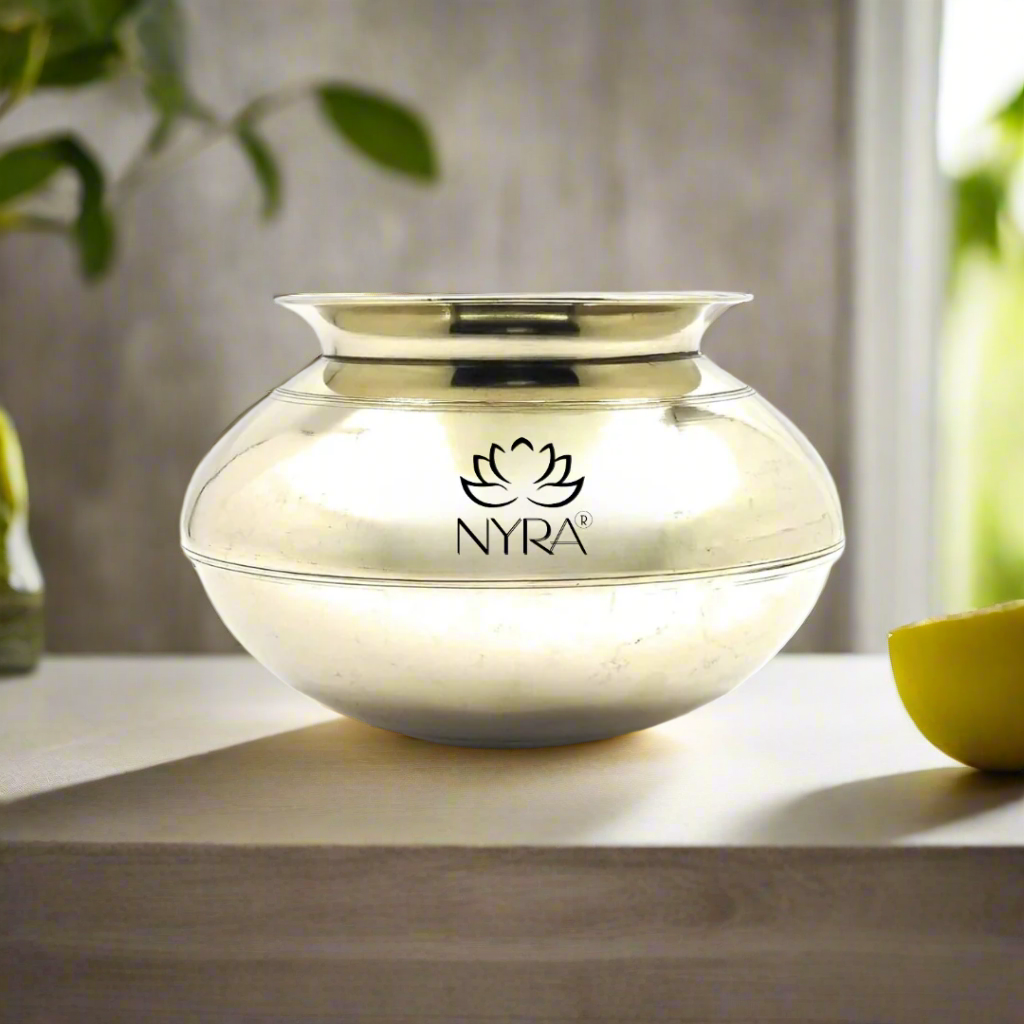 Brass/Peetal Handi Pot with Ultra-Superior Glossy and Smooth Finish