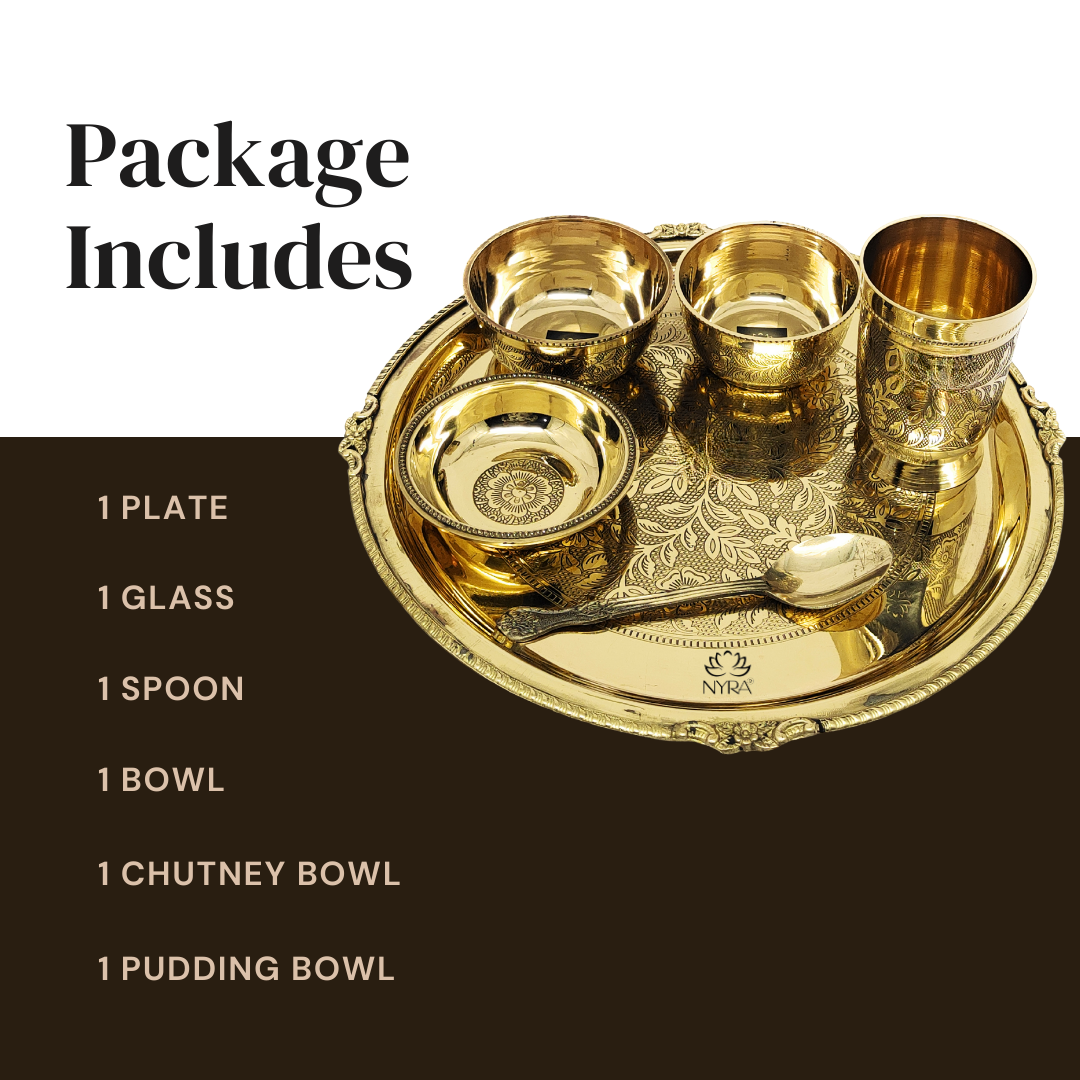 complete set of dinner thali